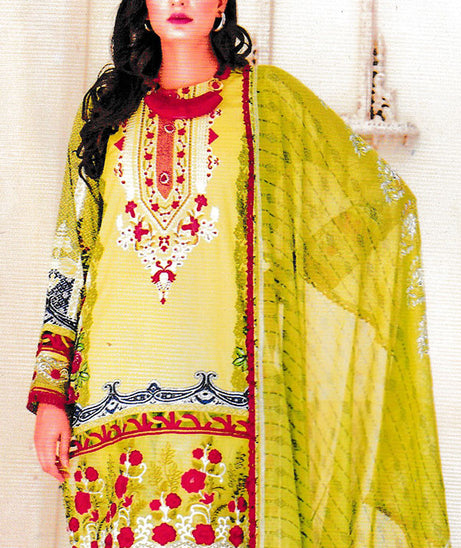 Zohra Emb Lawn`23 V#2 D#01 (P Green)