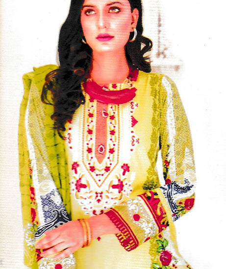 Zohra Emb Lawn`23 V#2 D#01 (P Green)