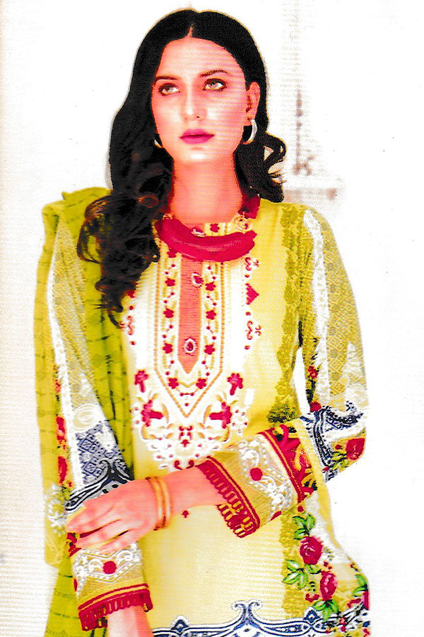 Zohra Emb Lawn`23 V#2 D#01 (P Green)