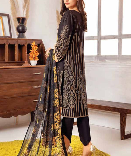 Zouq E Nisa Emb Chiffon Dupatta`22 D#04