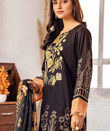 Zouq E Nisa Emb Chiffon Dupatta`22 D#04