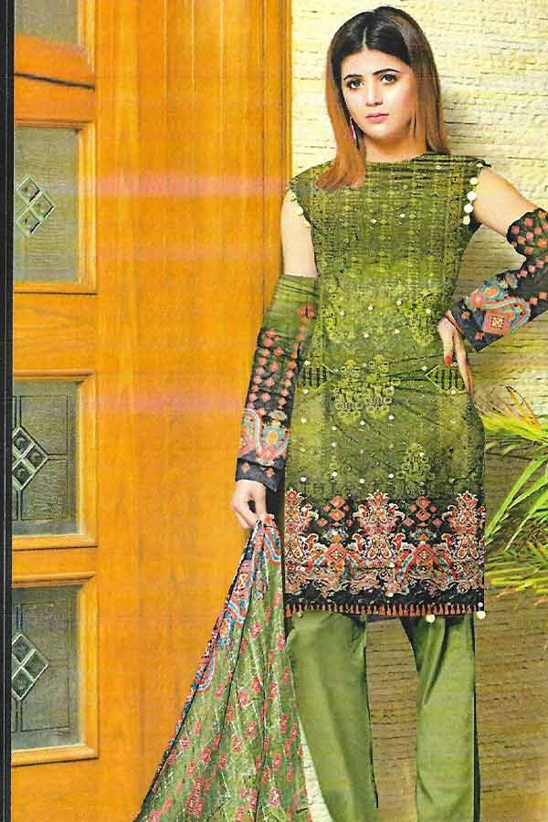 Zunaisha Umar D/Linen`22 V#4 Green