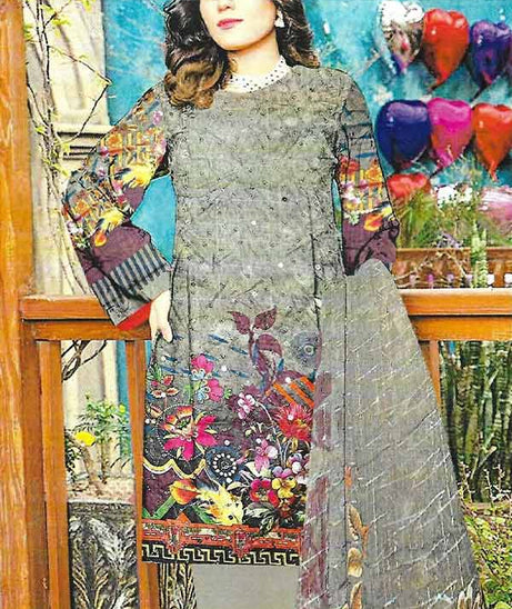 Zunaisha Umar D/Linen`22 V#4 Grey