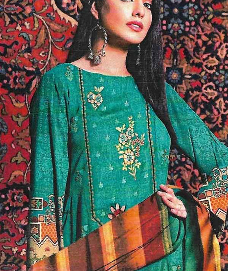 Zunaisha Umar D/Linen`22 Vol#5 Sea Green