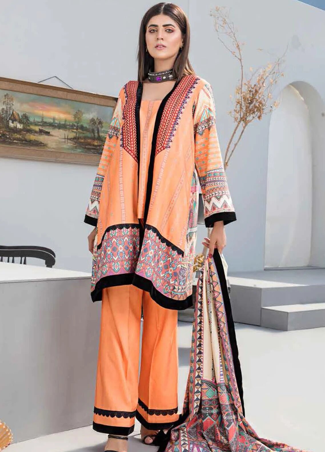 Ayra Dhanak Premium Collection`20 D#8