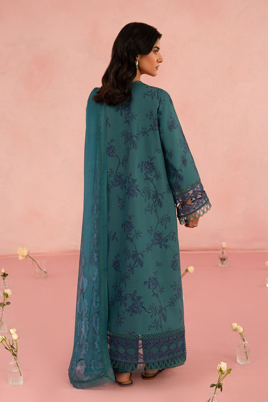Afrozeh Floral Charm Lawn`25 AL#03