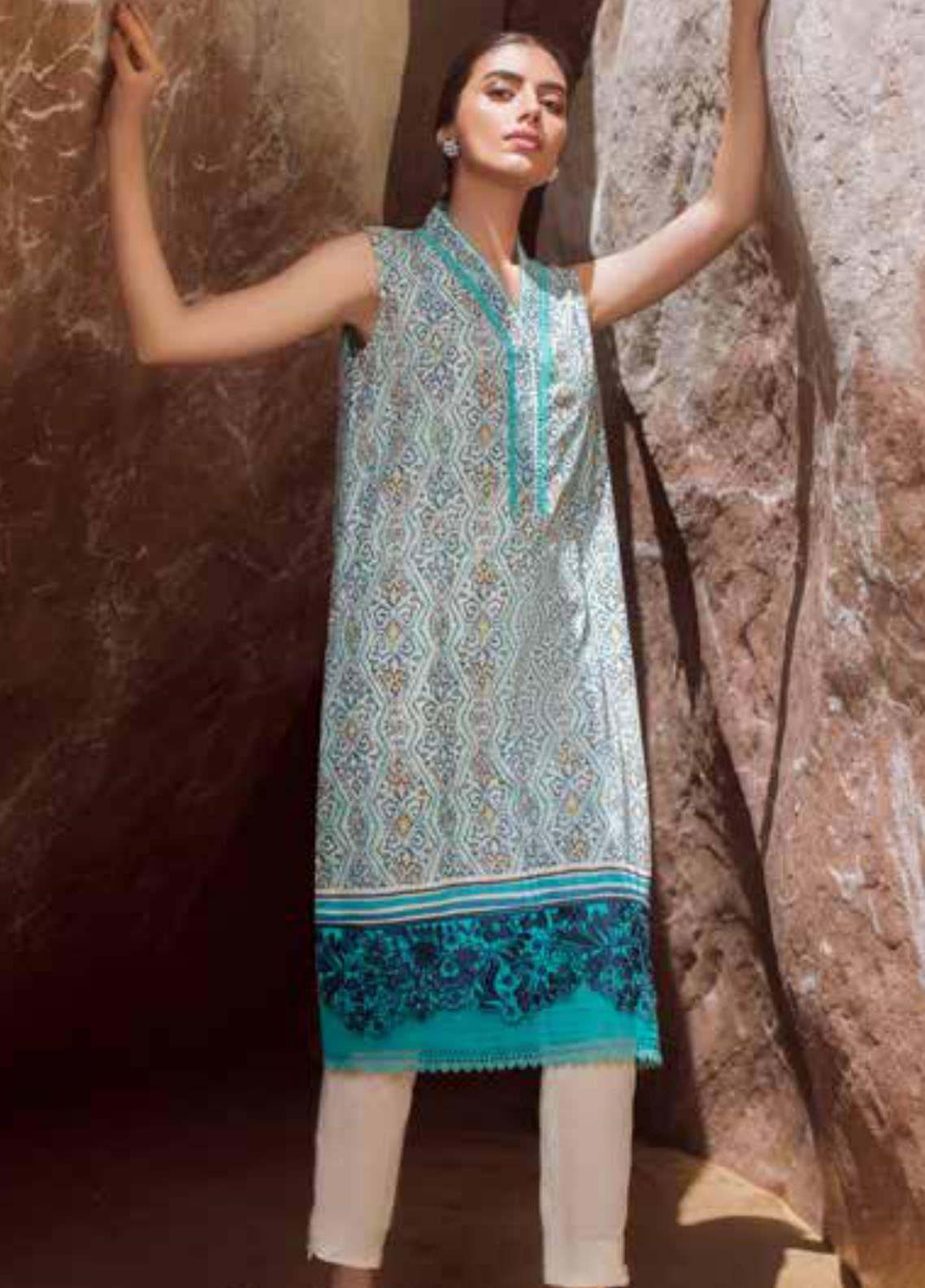 Al Karam S/S Lawn'21 SS # 18.1   V # 2 Blue