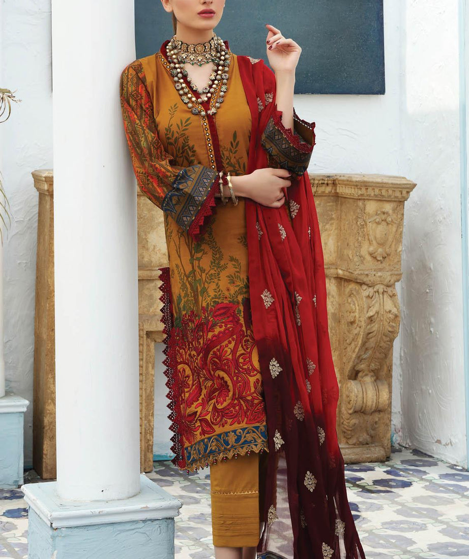 Al Zohaib Premium Lawn`21 D#10