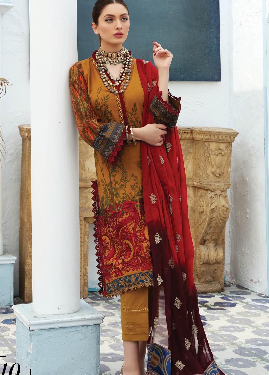 Al Zohaib Premium Lawn`21 D#10