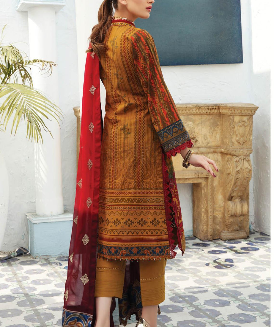 Al Zohaib Premium Lawn`21 D#10