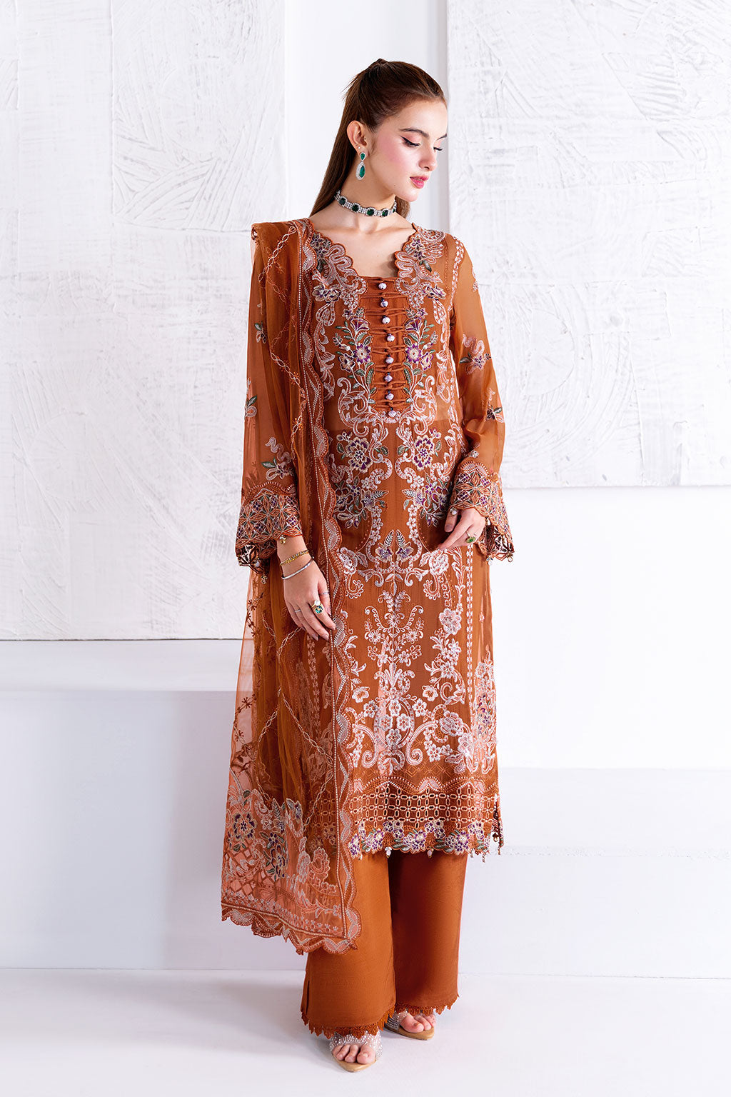 Ramsha Arzoo Chiffon`25 Vol-1 U#208