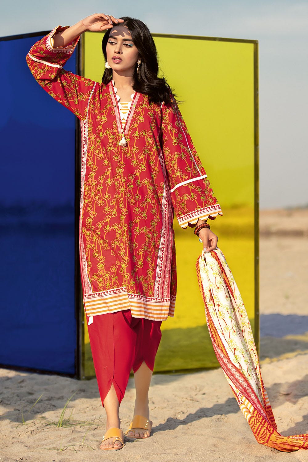 Gul Ahmed Summer Lawn'21 CL#1068B