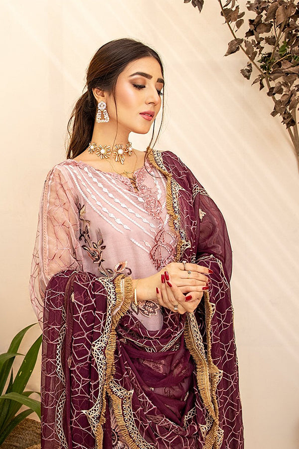 Azal Zeest Emb Chiffon`20 D#3