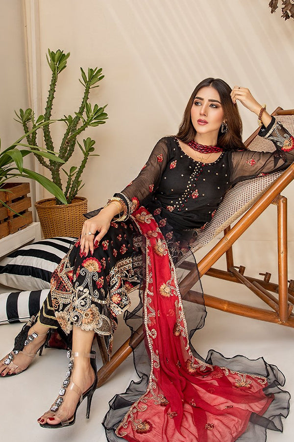 Azal Zeest Emb Chiffon`20 D#6