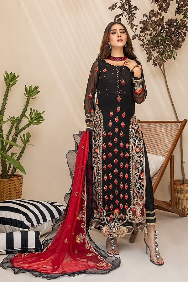 Azal Zeest Emb Chiffon`20 D#6