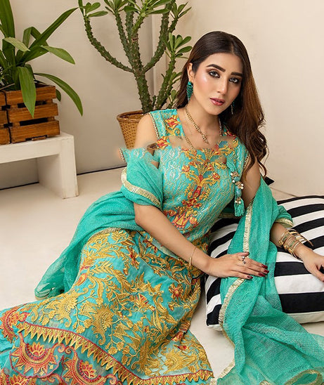 Azal Zeest Emb Chiffon`20 D#7