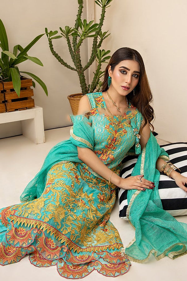 Azal Zeest Emb Chiffon`20 D#7
