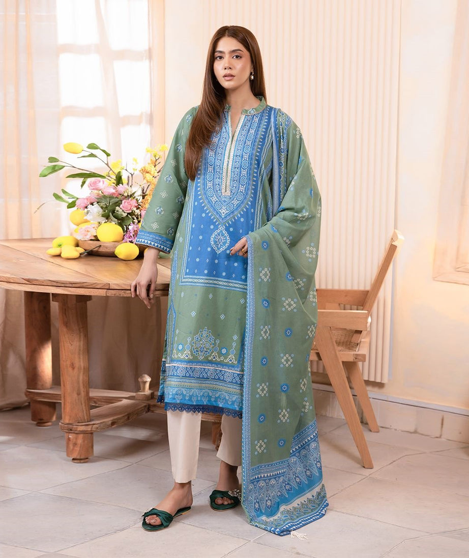 Zellbury Print Lawn'24 WUS#21020