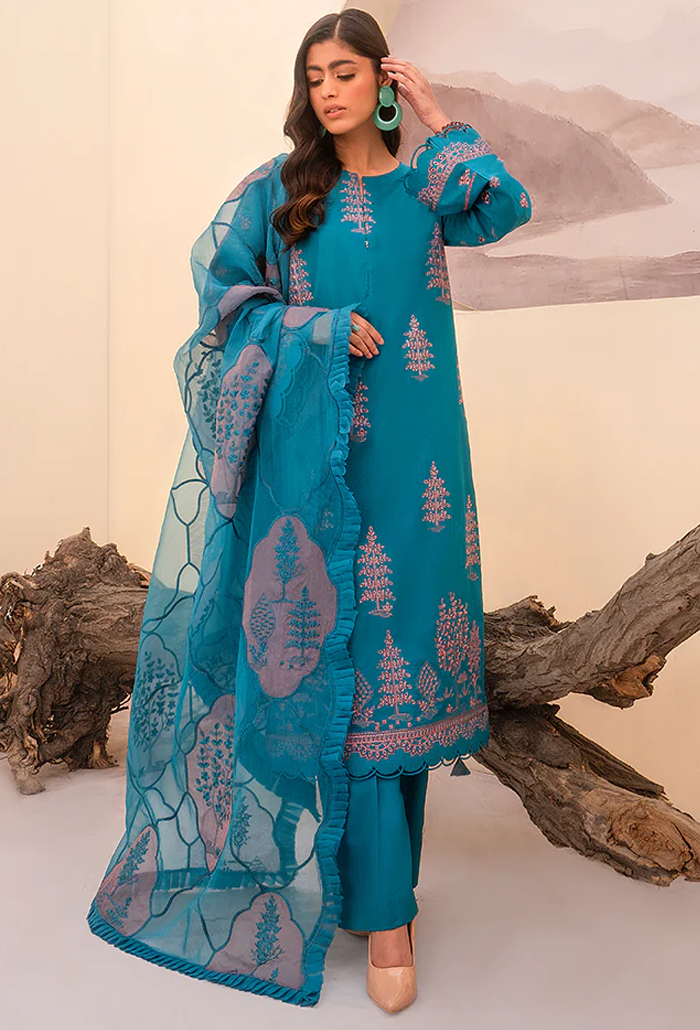 Humdum Arzu Luxury Lawn'24 D#07