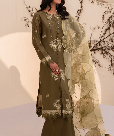 Humdum Arzu Luxury Lawn'24 D#04