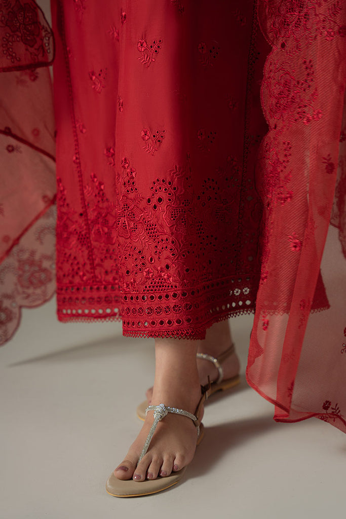 Cross Stitch C/Kari Lawn`25 D#02 CARMINE GRIS