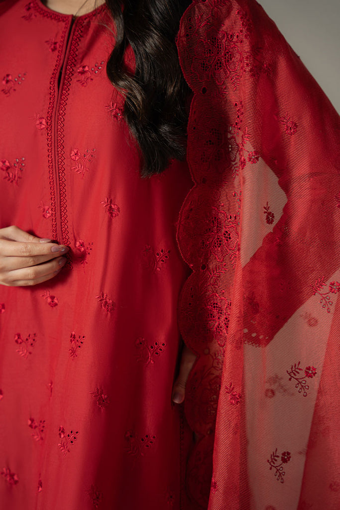 Cross Stitch C/Kari Lawn`25 D#02 CARMINE GRIS