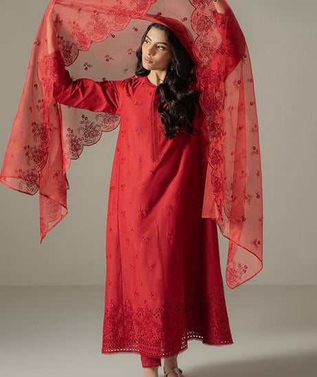 Cross Stitch C/Kari Lawn`25 D#02 CARMINE GRIS