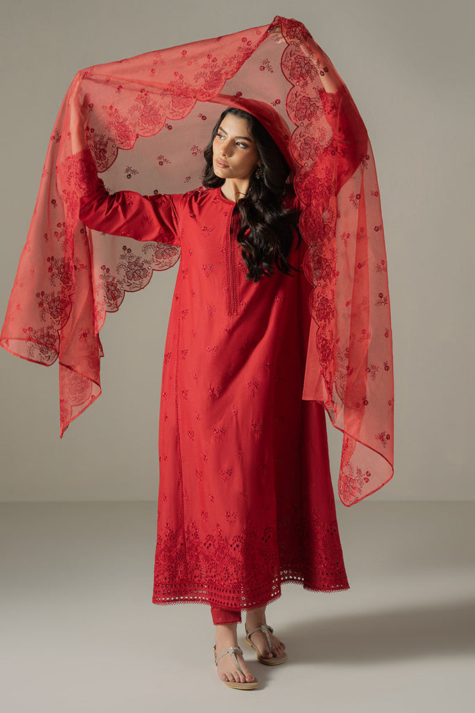 Cross Stitch C/Kari Lawn`25 D#02 CARMINE GRIS