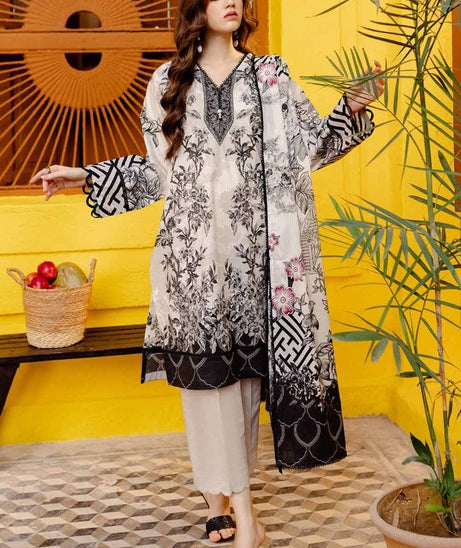 Gul Ahmed Print Lawn`24 CL#42021-B