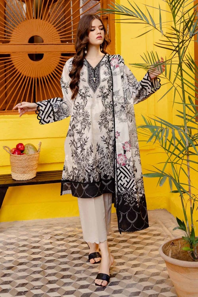 Gul Ahmed Print Lawn`24 CL#42021-B