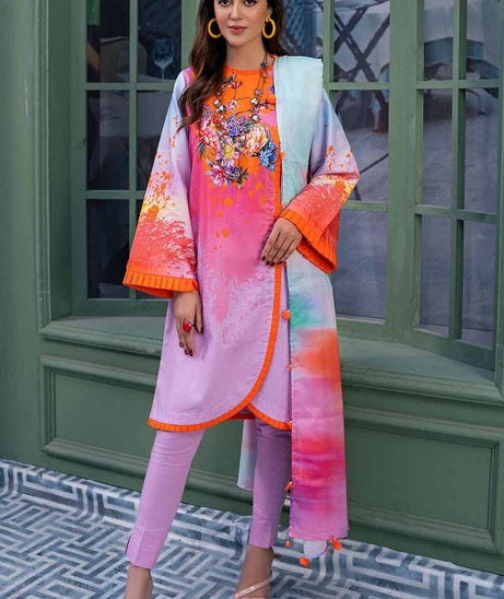Gul Ahmed Print Lawn`24 CL#42022-B