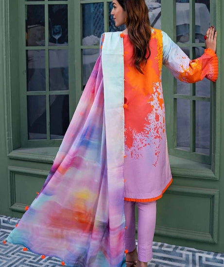 Gul Ahmed Print Lawn`24 CL#42022-B