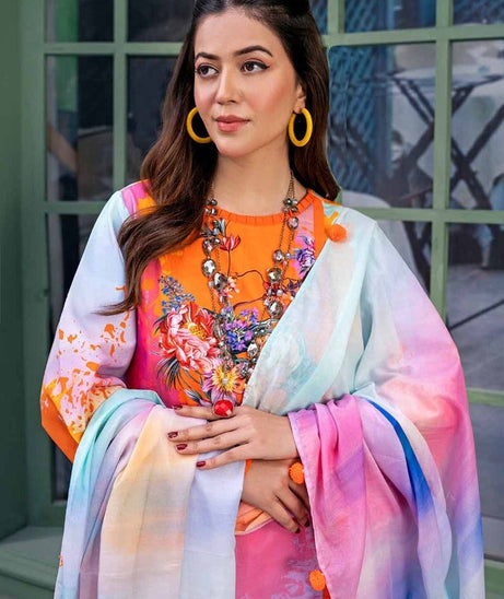 Gul Ahmed Print Lawn`24 CL#42022-B