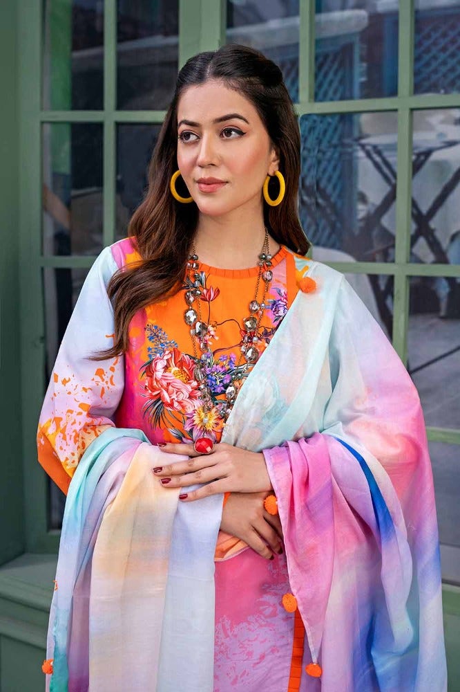 Gul Ahmed Print Lawn`24 CL#42022-B