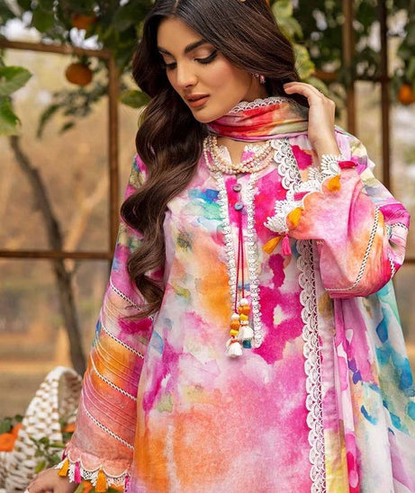 Gul Ahmed Print Lawn`24 CL#42028