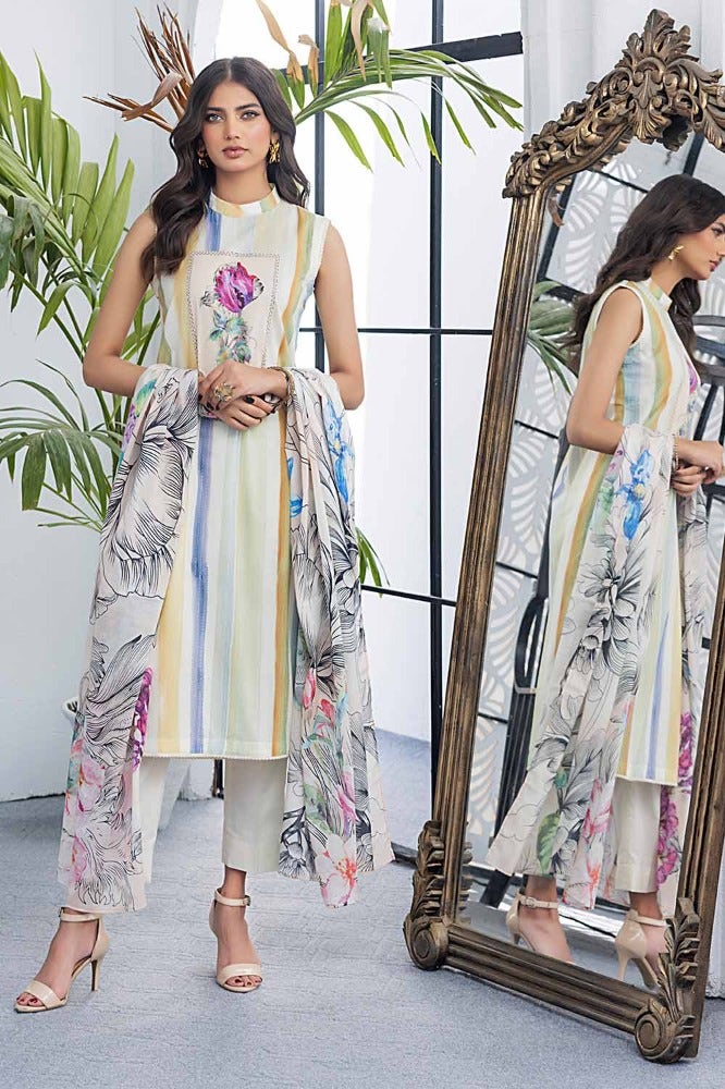 Gul Ahmed Print Lawn`24 CL#42029-A