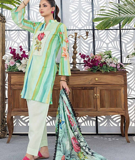 Gul Ahmed Print Lawn`24 CL#42029-B