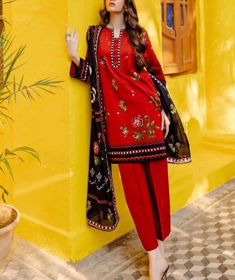 Gul Ahmed Print Lawn`24 CL#42064-B