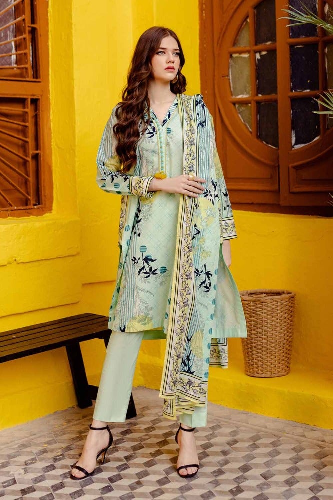 Gul Ahmed Print Lawn`24 CL#42065-A