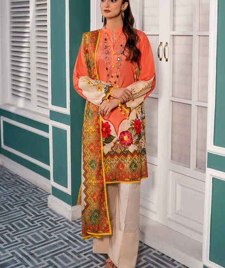 Gul Ahmed Print Lawn`24 CL#42098-A