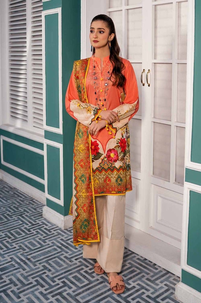 Gul Ahmed Print Lawn`24 CL#42098-A