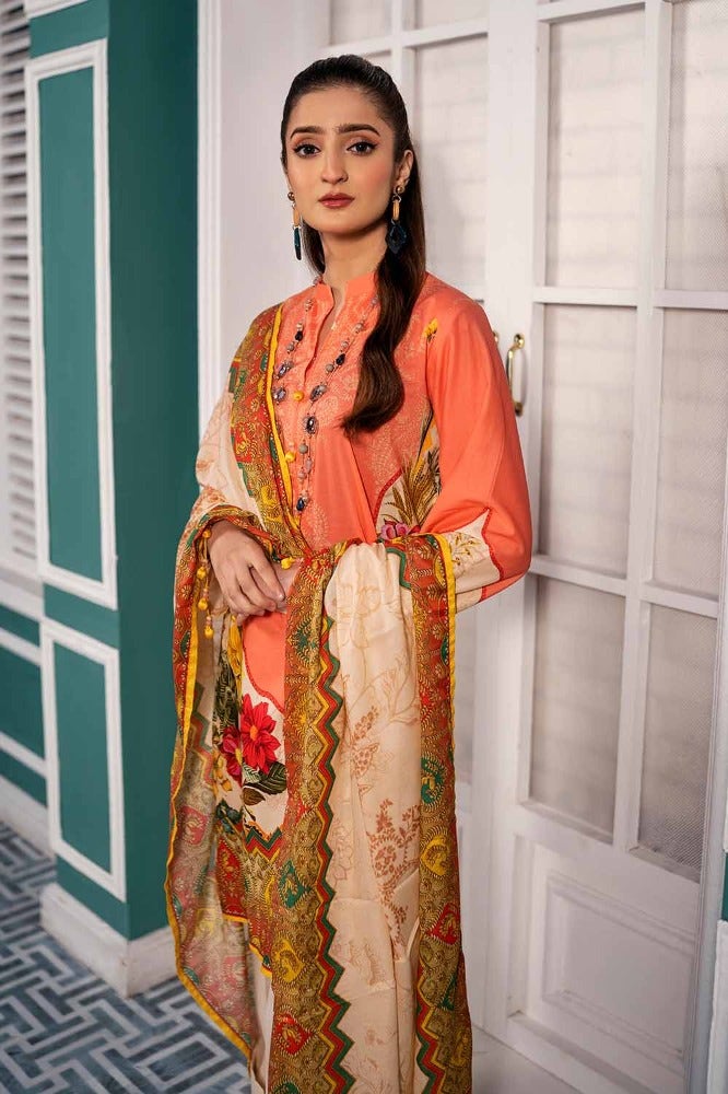Gul Ahmed Print Lawn`24 CL#42098-A
