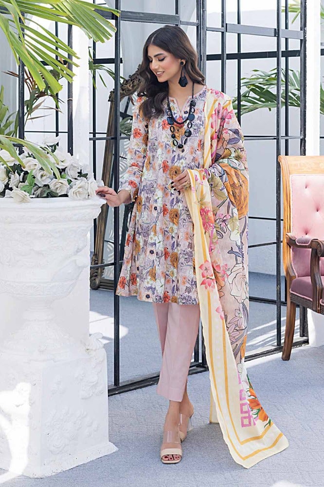 Gul Ahmed Print Lawn`24 CL#42100-A