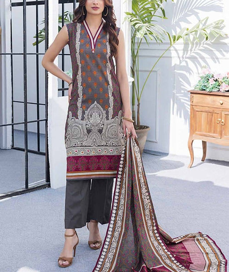 Gul Ahmed Print Lawn`24 CL#42123-A