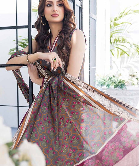 Gul Ahmed Print Lawn`24 CL#42123-A
