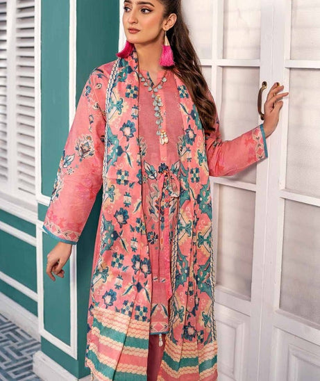 Gul Ahmed Print Lawn`24 CL#42124