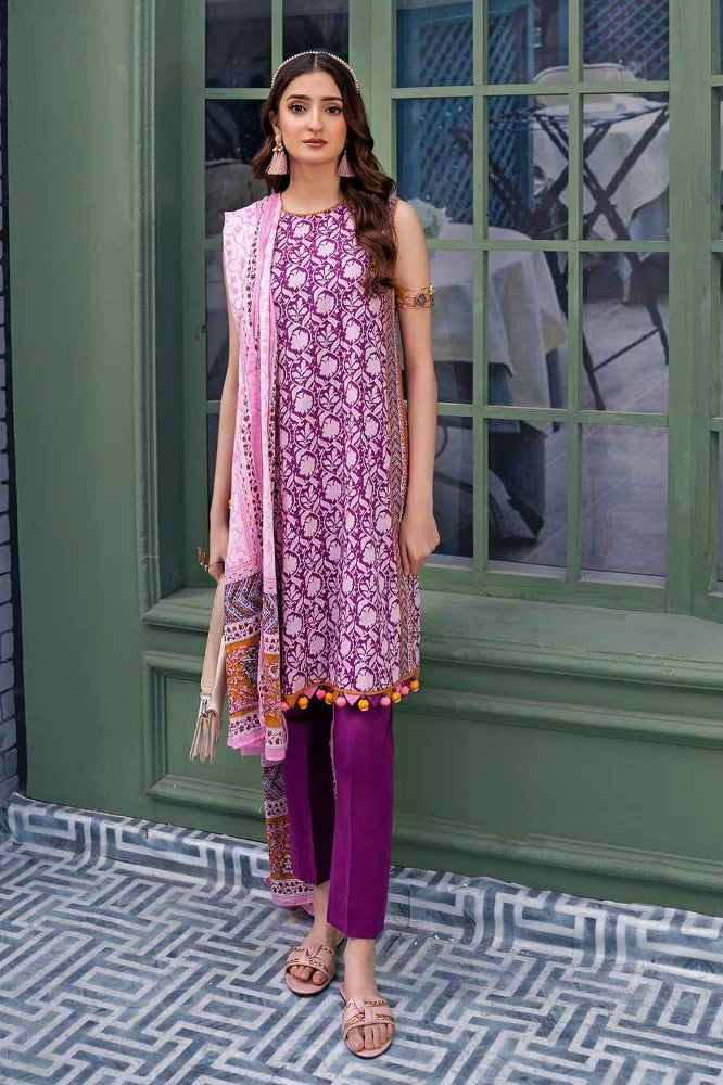 Gul Ahmed Print Lawn`24 CL#42132-B