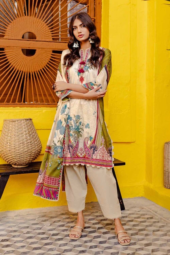 Gul Ahmed Print Lawn`24 CL#42137-A