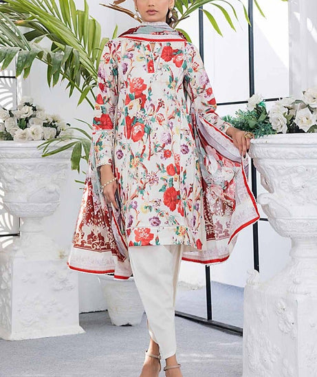 Gul Ahmed Print Lawn`24 CL#42144-A