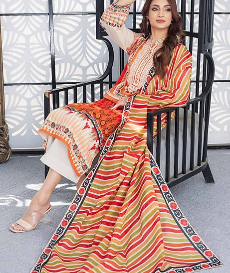 Gul Ahmed Print Lawn`24 CL#42167